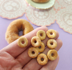 Cinnamon Donut studs