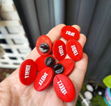 AFL Sherrin Footy Ball, Pins